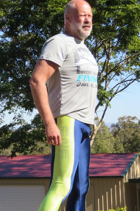 Lycraman featuring N2N Galaxy Yellow tights