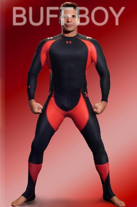 featuring Under Armour Blitz skinsuit